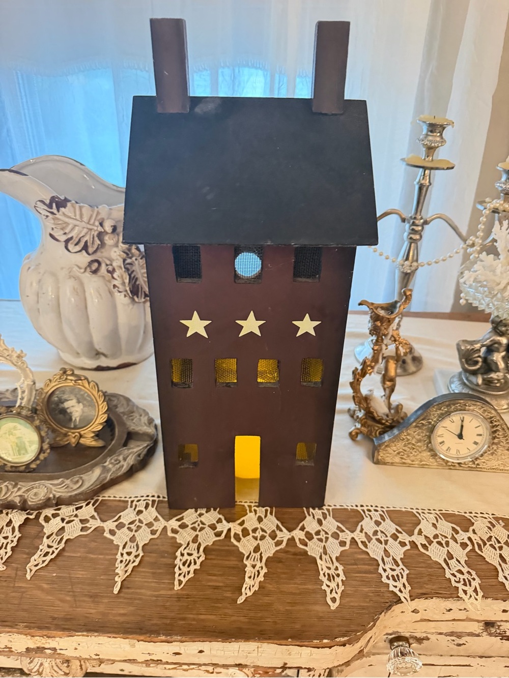 Primitive Wooden SaltBox House
